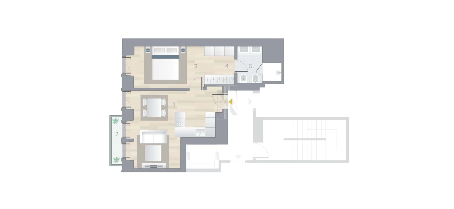 Apartamento T1 para Venda em Avenidas Novas Foto 17