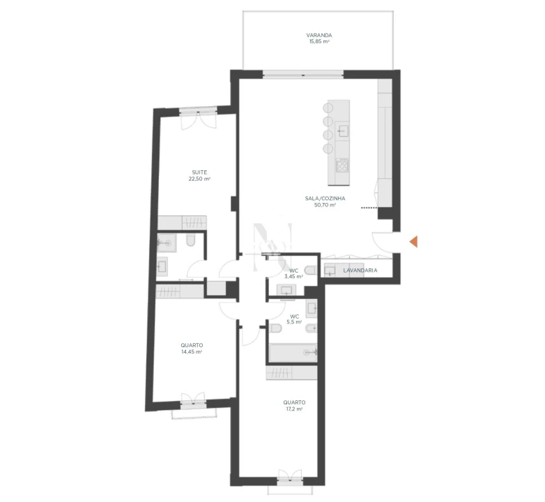 Apartamento T3 para Venda em Montijo e Afonsoeiro Foto 18