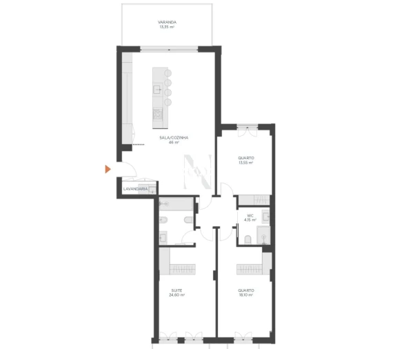 Apartamento T3 para Venda em Montijo e Afonsoeiro Foto 18