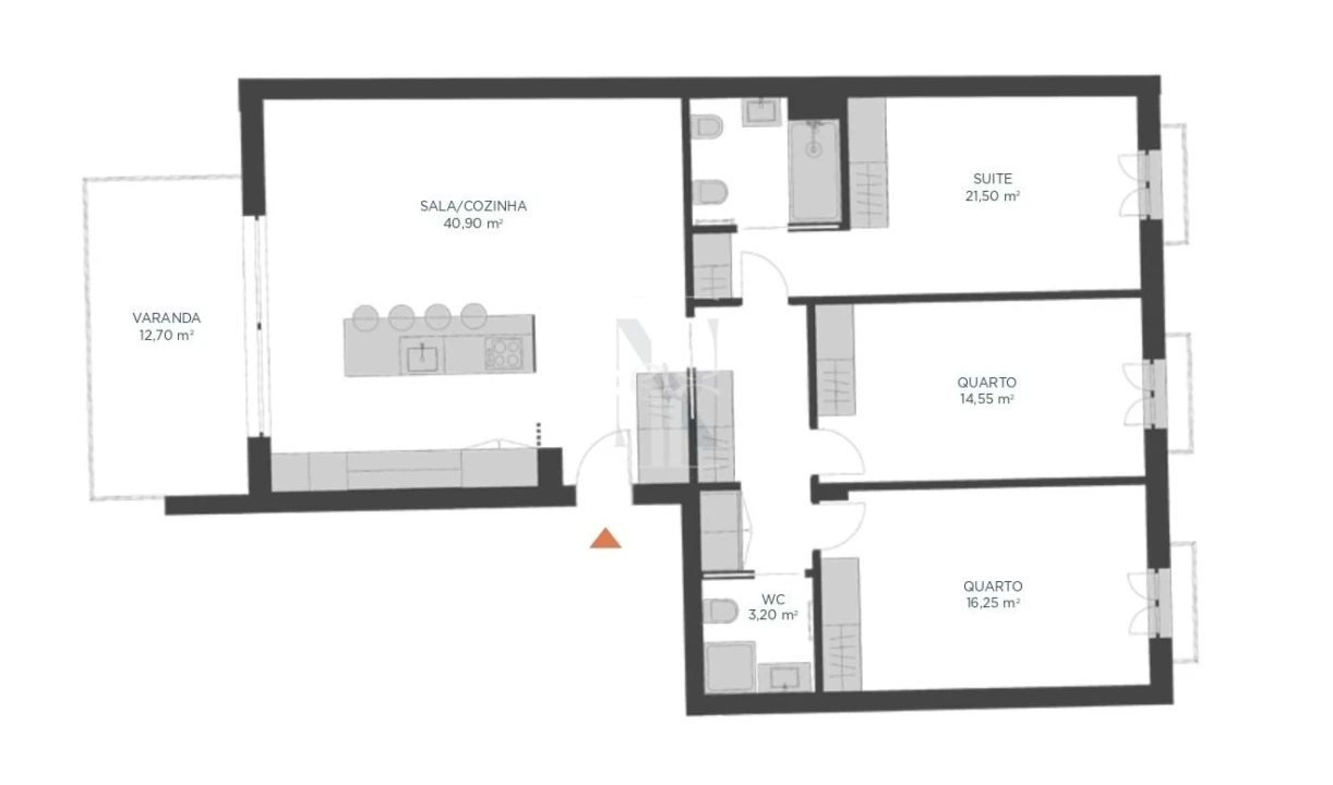 Apartamento T3 para Venda em Montijo e Afonsoeiro Foto 17