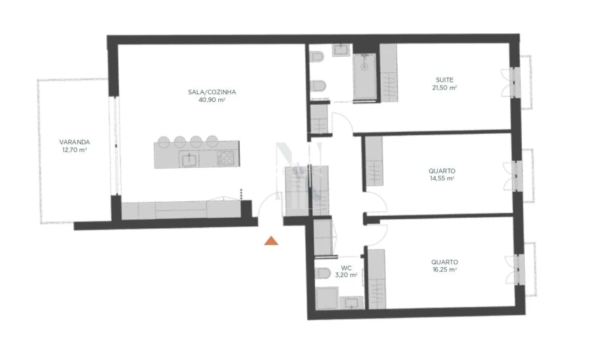 Apartamento T3 para Venda em Montijo e Afonsoeiro Foto 17
