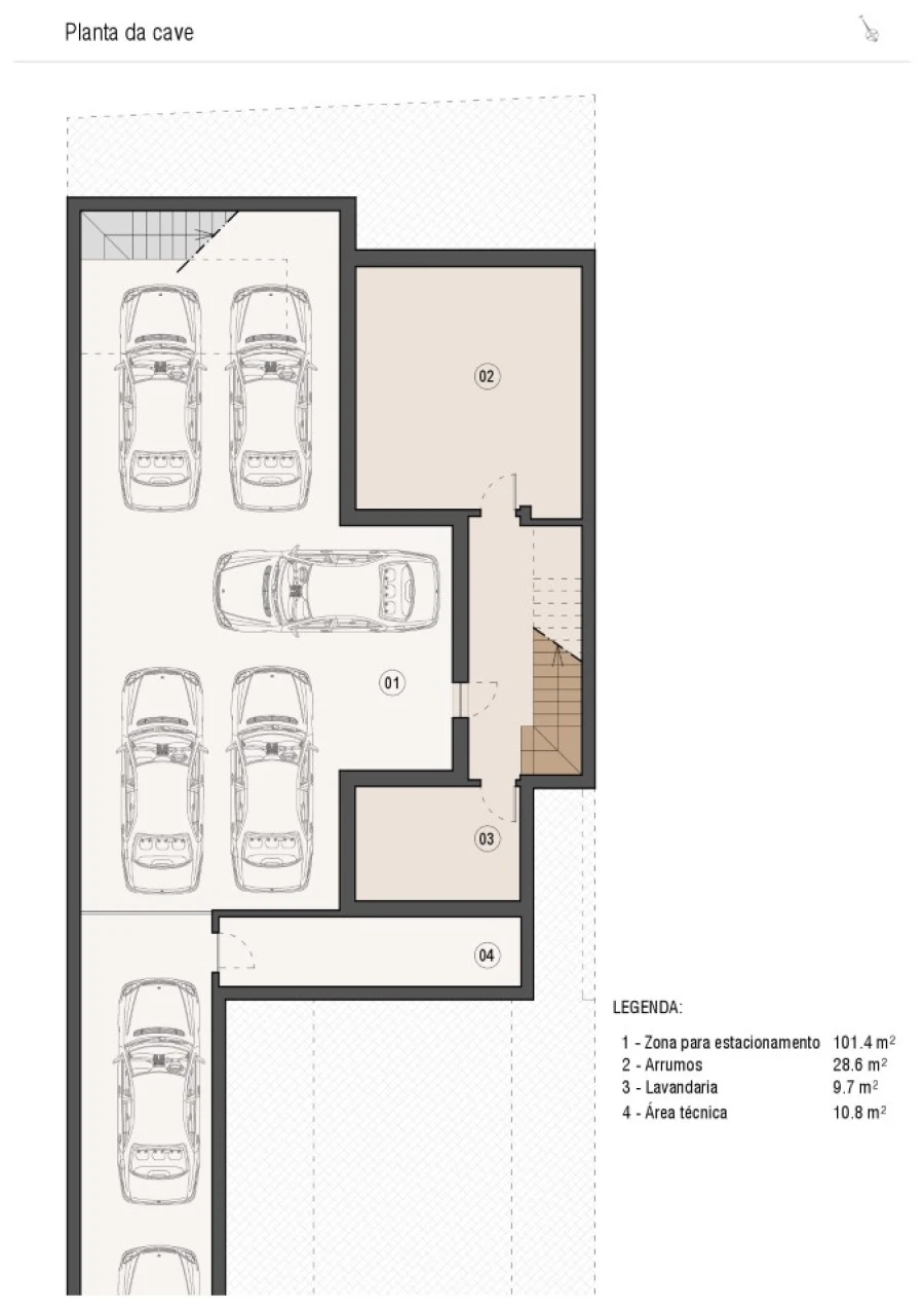 Moradia T4 para Venda em Quarteira Planta 4