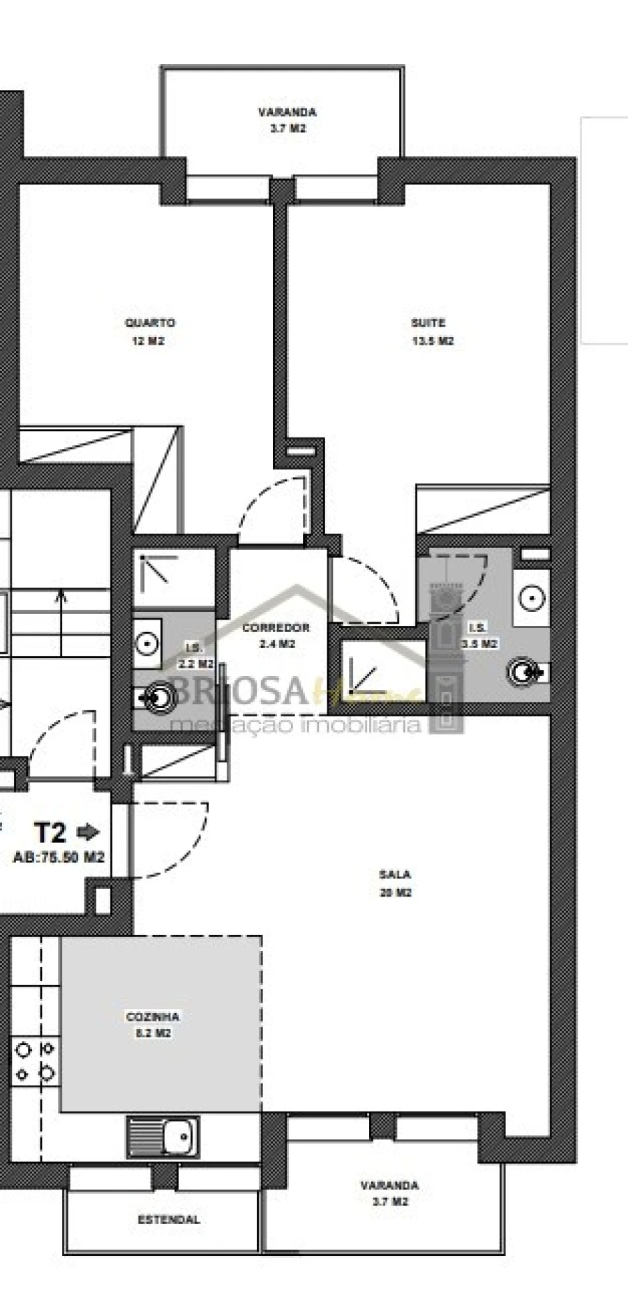 Apartamento T2 para Venda em Eiras e São Paulo de Frades Foto 13