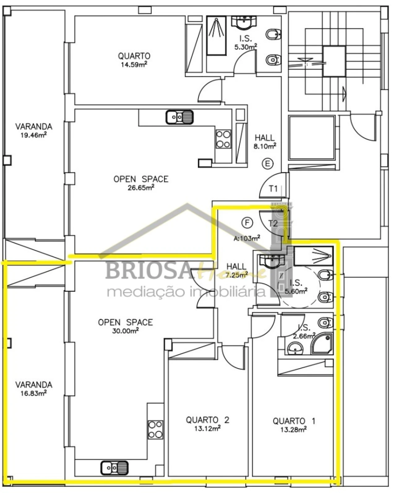 Apartamento T2 para Venda em Santo Antonio dos Olivais Foto 3