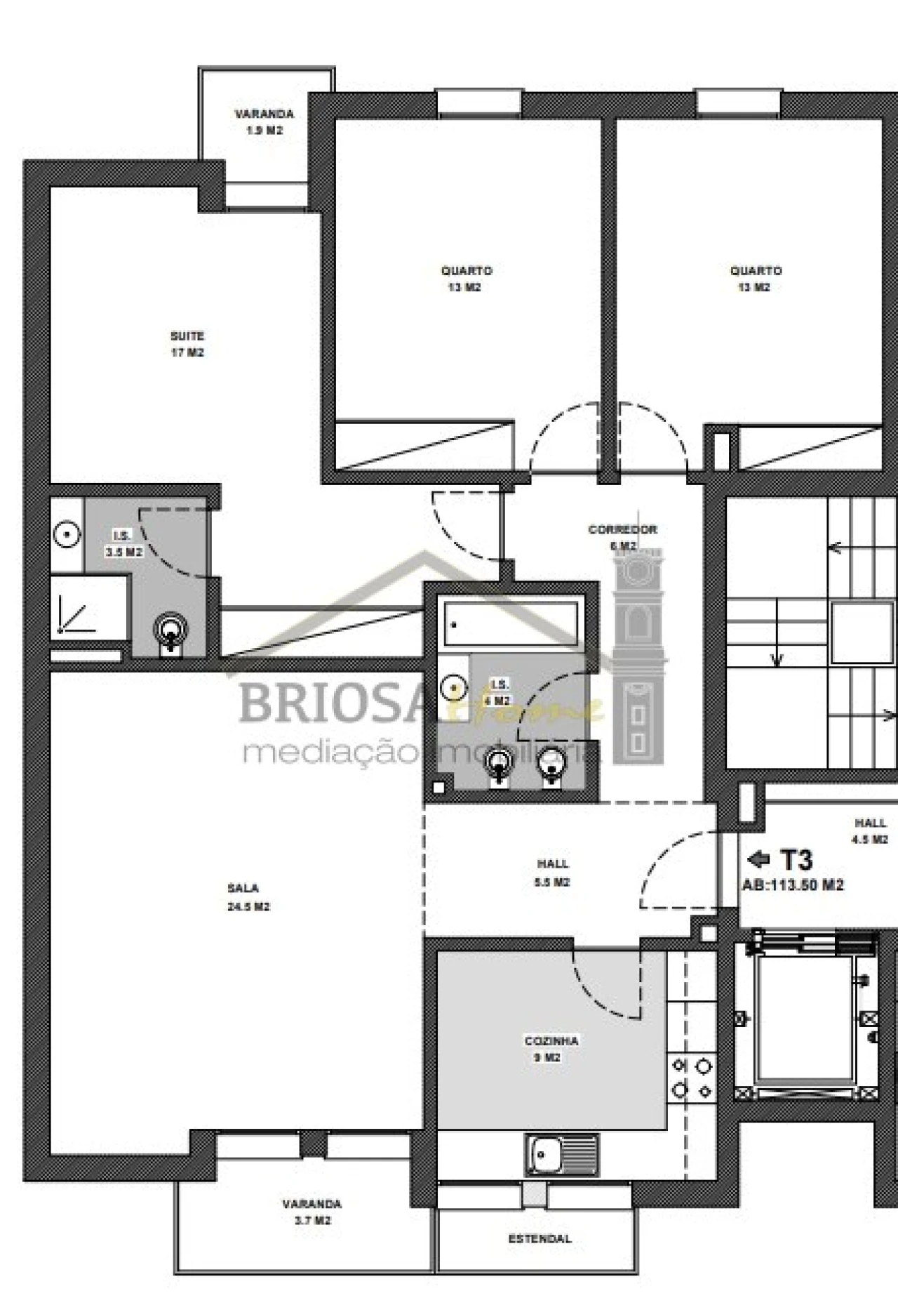 Apartamento T3 para Venda em Eiras e São Paulo de Frades Foto 19