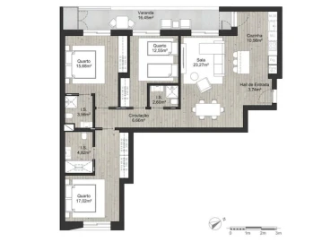 Apartamento T3 para Venda em Almancil