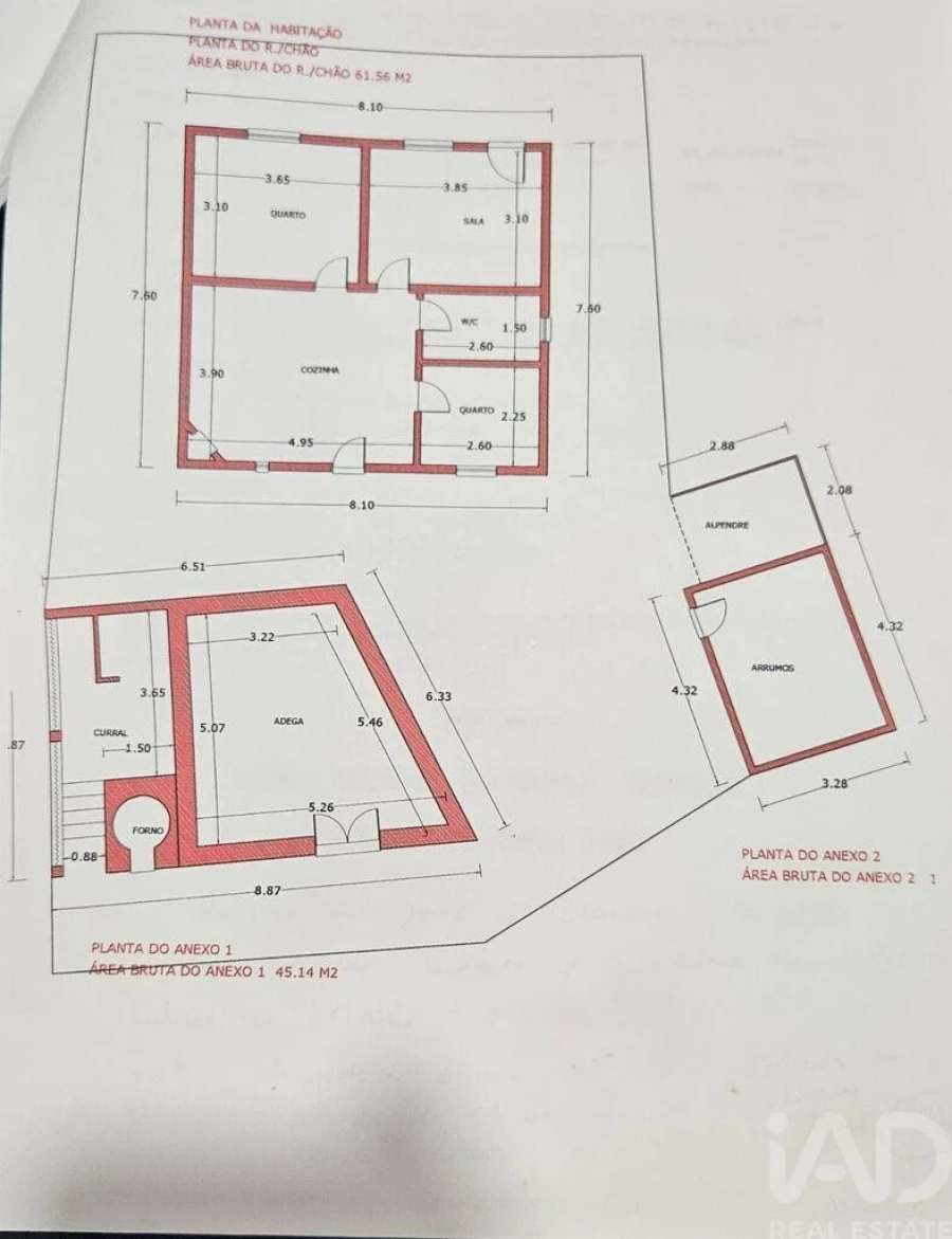 Moradia T2 para Venda em Midões Foto 7