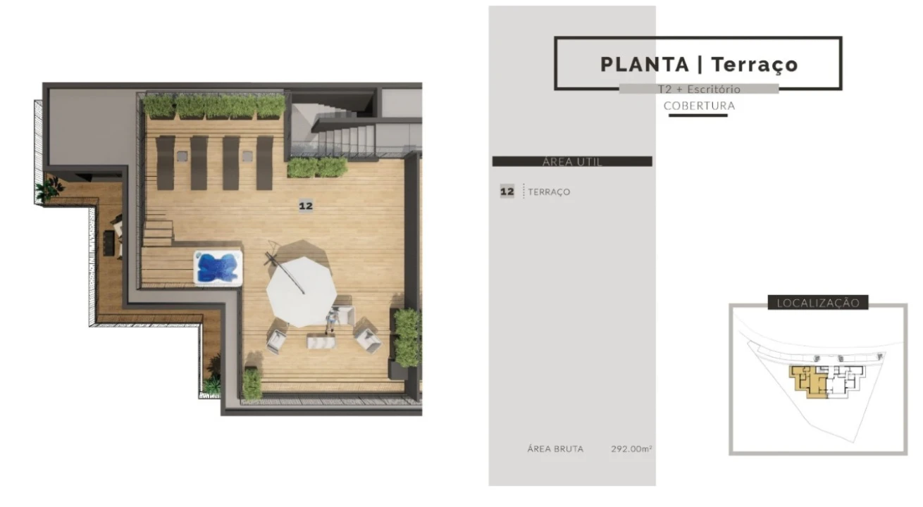 Apartamento T2 para Venda em São Martinho Planta 2