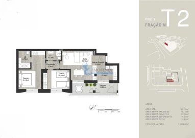 Apartamento T2 para Venda em Almancil