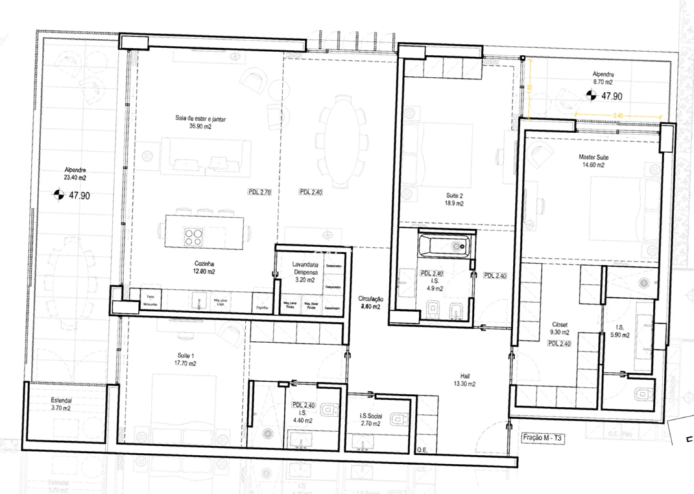 Apartamento T3 para Venda em São Martinho Foto 4