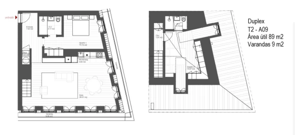Apartamento T2 para Venda em Santo António