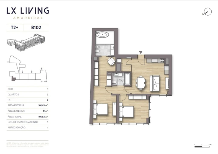 Apartamento T2 para Venda em Campolide Foto 22
