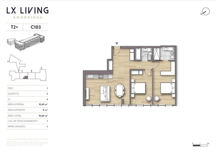 Apartamento T2 para Venda em Campolide Foto 22
