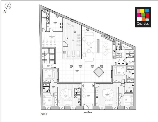 Apartamento T1 para Venda em Campo de Ourique Planta 1