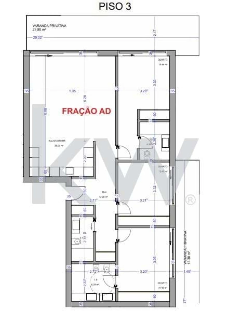 Apartamento T3 para Venda em Quarteira Foto 22