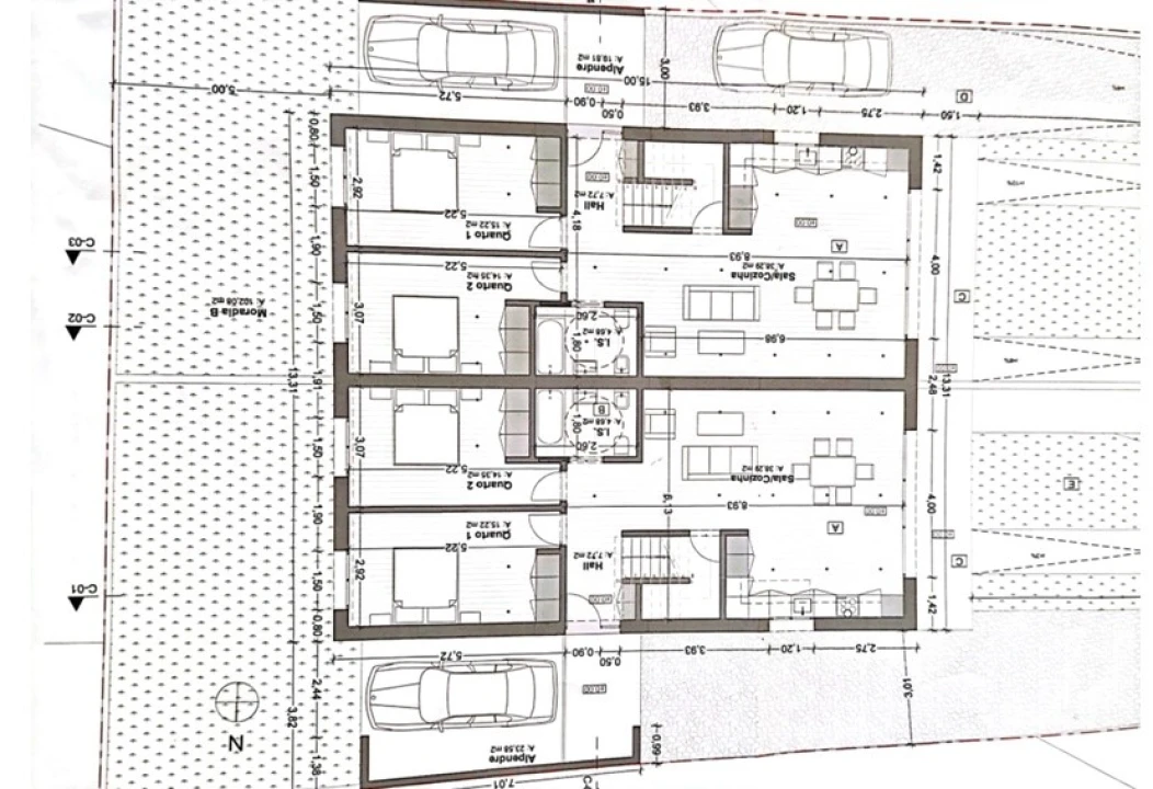 Moradia T2 para Venda em Freiria Planta 2