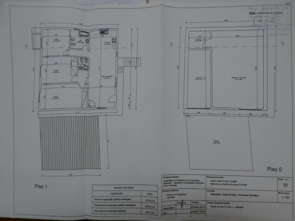 Moradia T3 para Venda em Alcobertas Planta 7