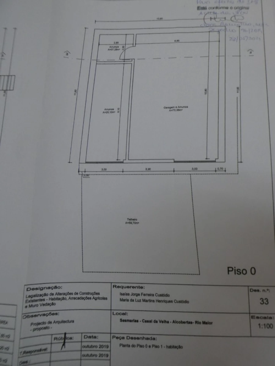 Moradia T3 para Venda em Alcobertas Planta 6