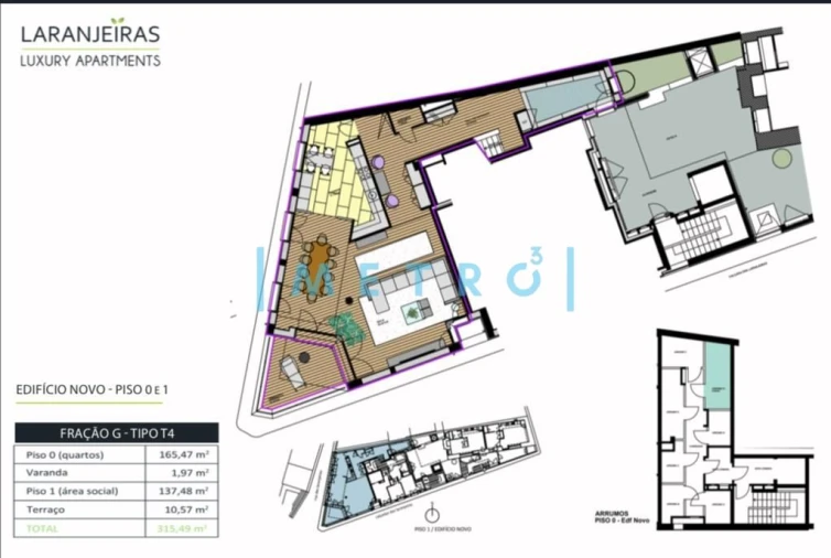 Apartamento T4 para Venda em Aldoar, Foz do Douro e Nevogilde Planta 2