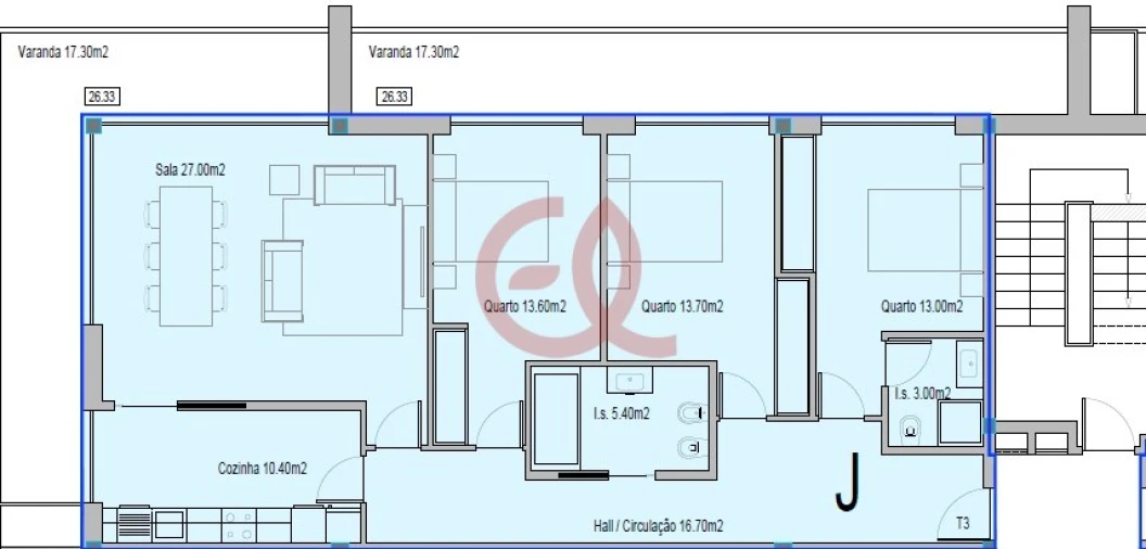 Apartamento T3 para Venda em Santa Maria Maior e Monserrate e Meadela Foto 13