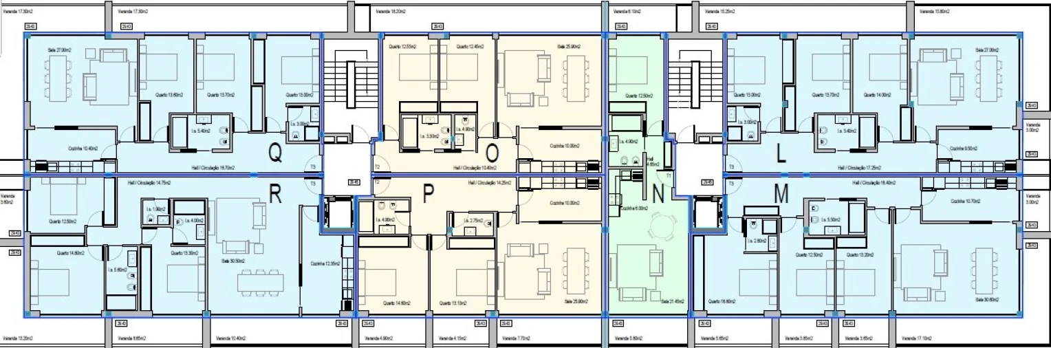 Apartamento T3 para Venda em Santa Maria Maior e Monserrate e Meadela Planta 1