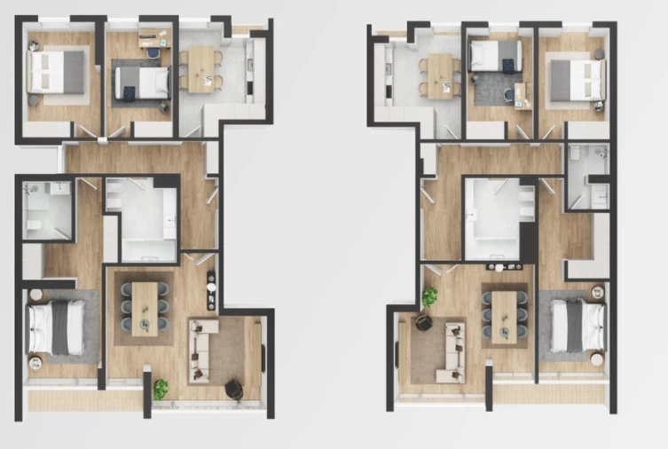 Apartamento T3 para Venda em Marvila, Ribeira Santarém, São Salvador, São Nicolau Planta 1