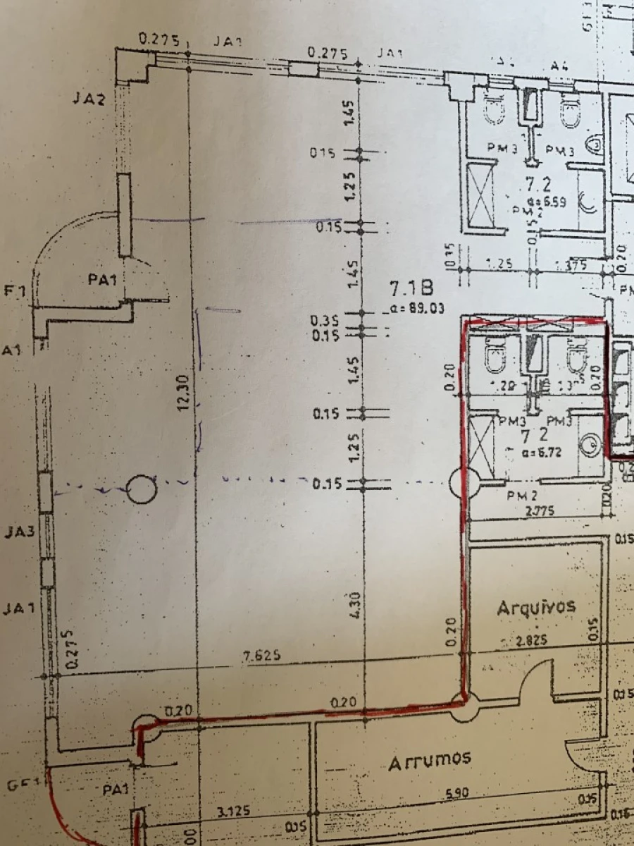 Escritório para Venda em Algés, Linda-A-Velha e Cruz Quebrada-Dafundo Planta 1