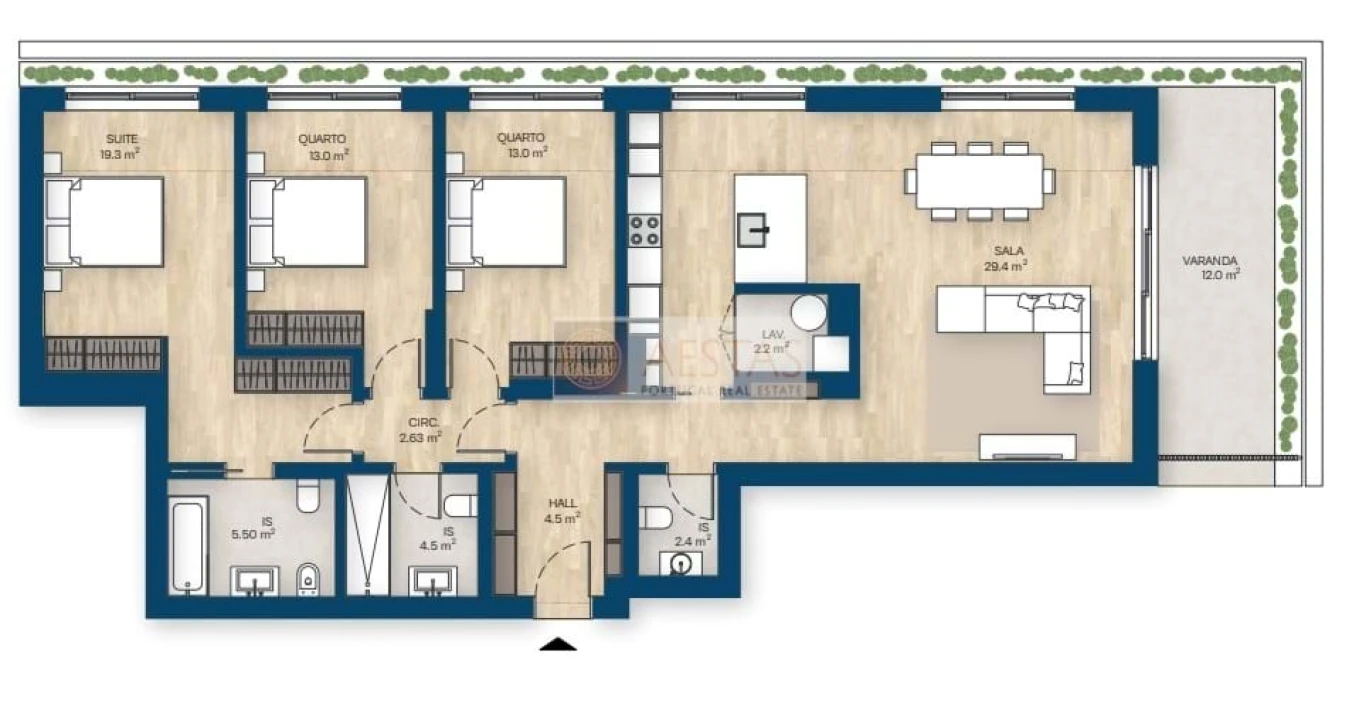 Apartamento T3 para Venda em Canidelo Foto 42