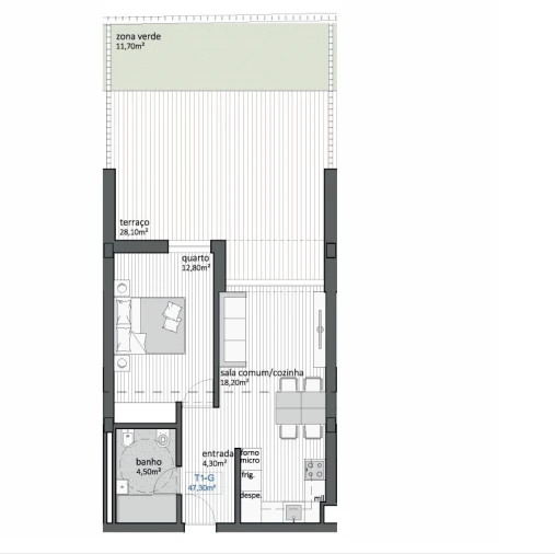 Apartamento T1 para Venda em São Mamede de Infesta e Senhora da Hora Foto 1