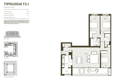 Apartamento T3 para Venda em Aguas Santas
