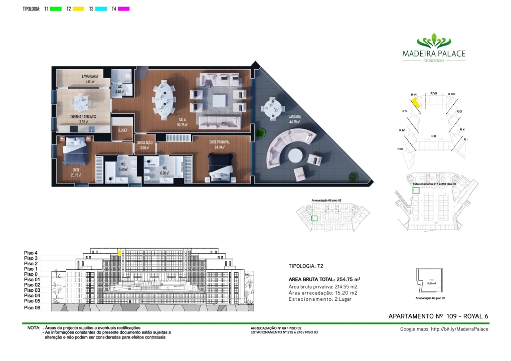 Apartamento T2 para Arrendamento em São Martinho Foto 21