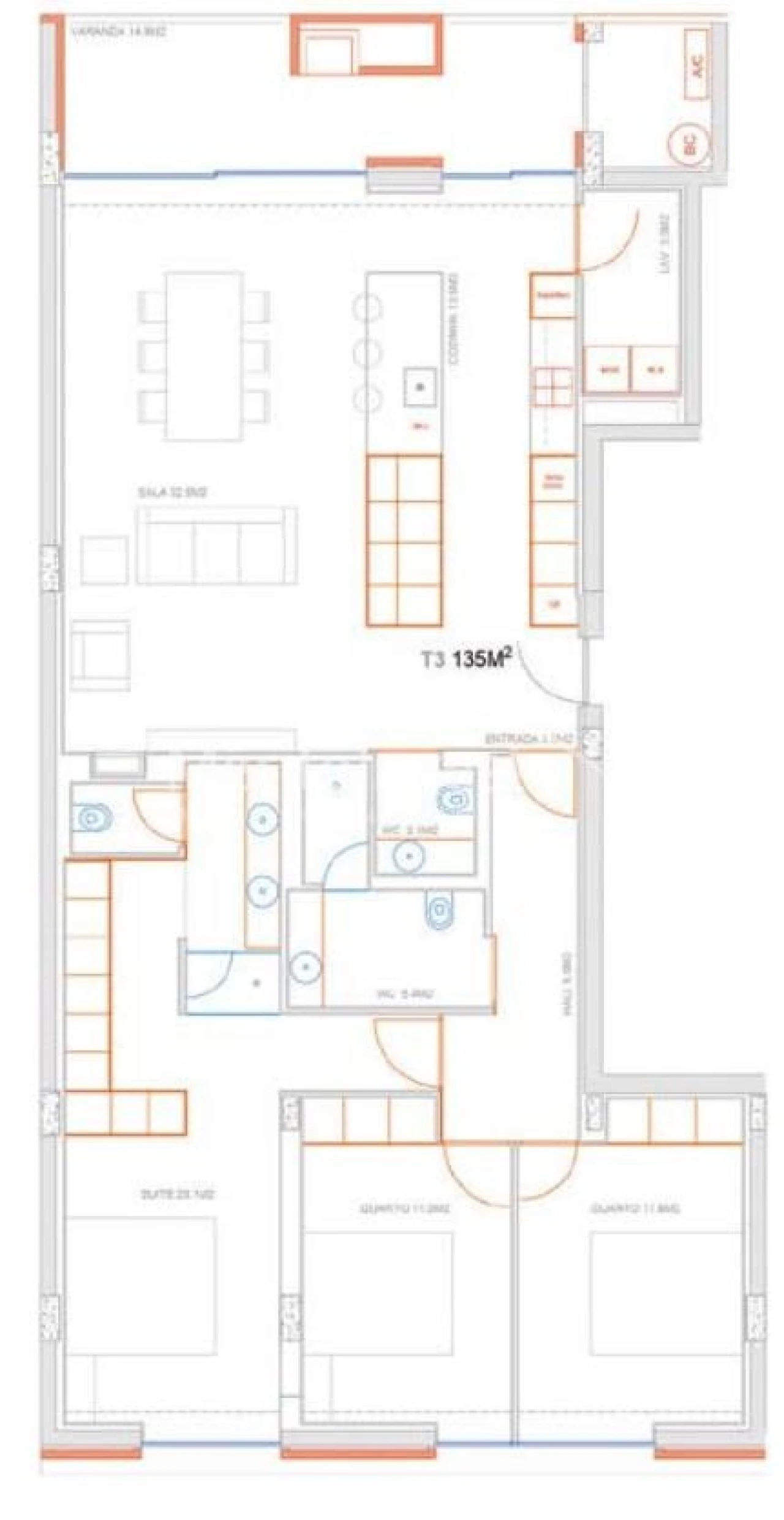 Apartamento T4 para Venda em Costa Foto 13
