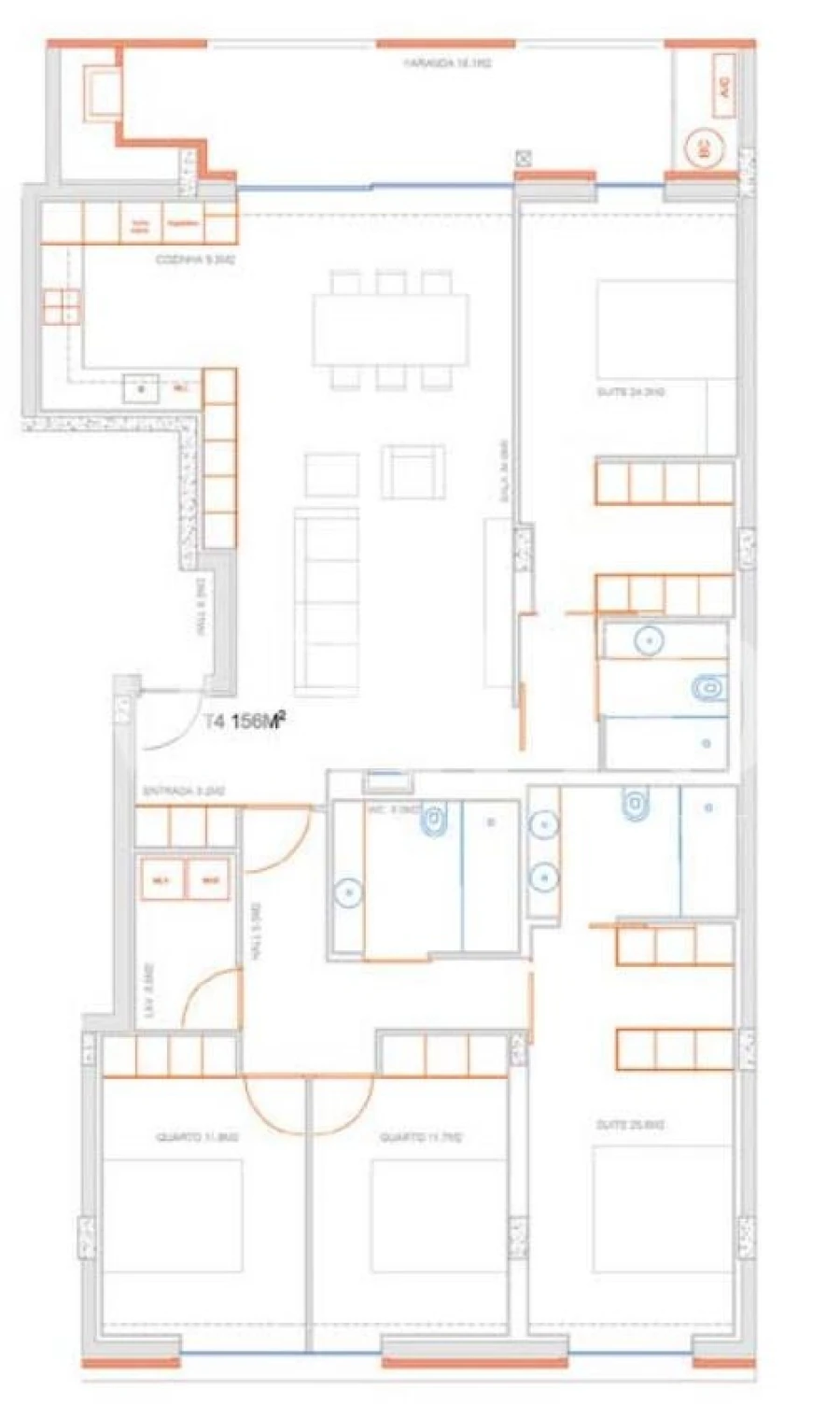 Apartamento T4 para Venda em Costa Foto 15