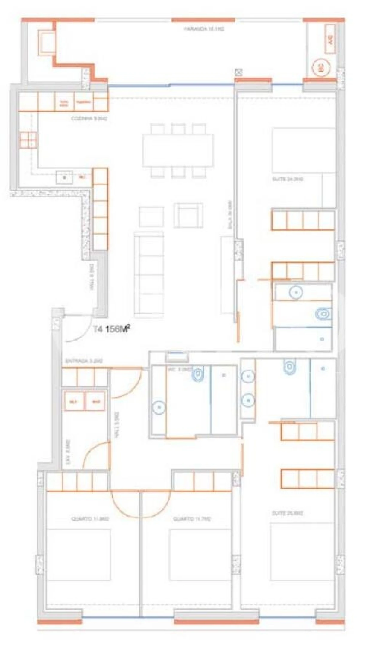 Apartamento T4 para Venda em Costa Foto 15