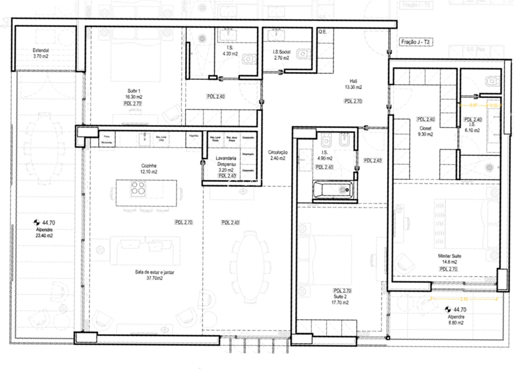 Apartamento T3 para Venda em São Martinho Foto 3