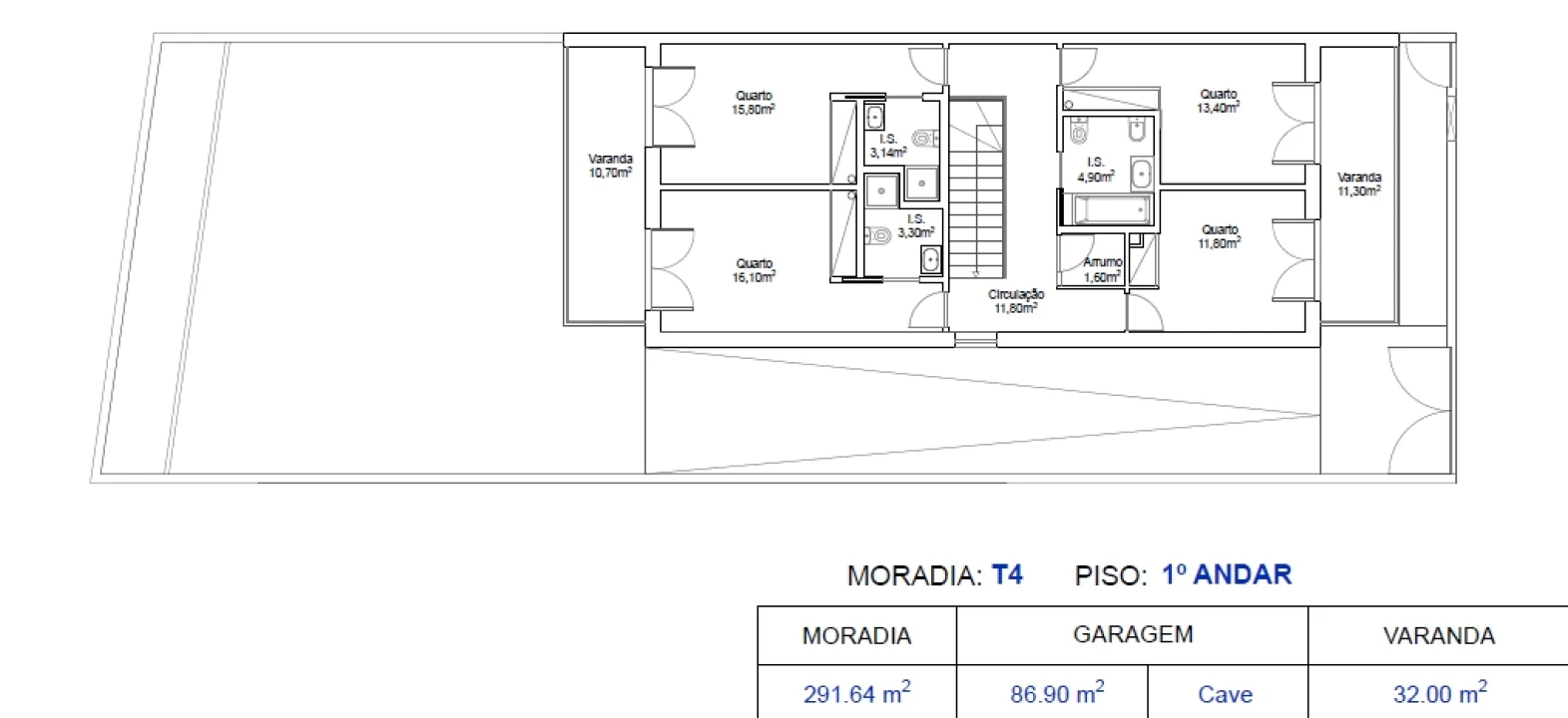 Moradia T4 para Venda em Tavarede Foto 12