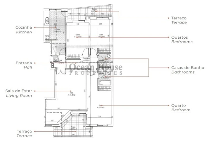 Apartamento T3 para Venda em Quelfes Foto 29