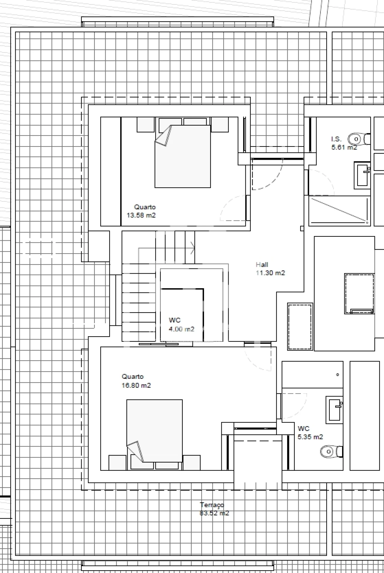 Apartamento T4 para Venda em Ranhados Planta 2
