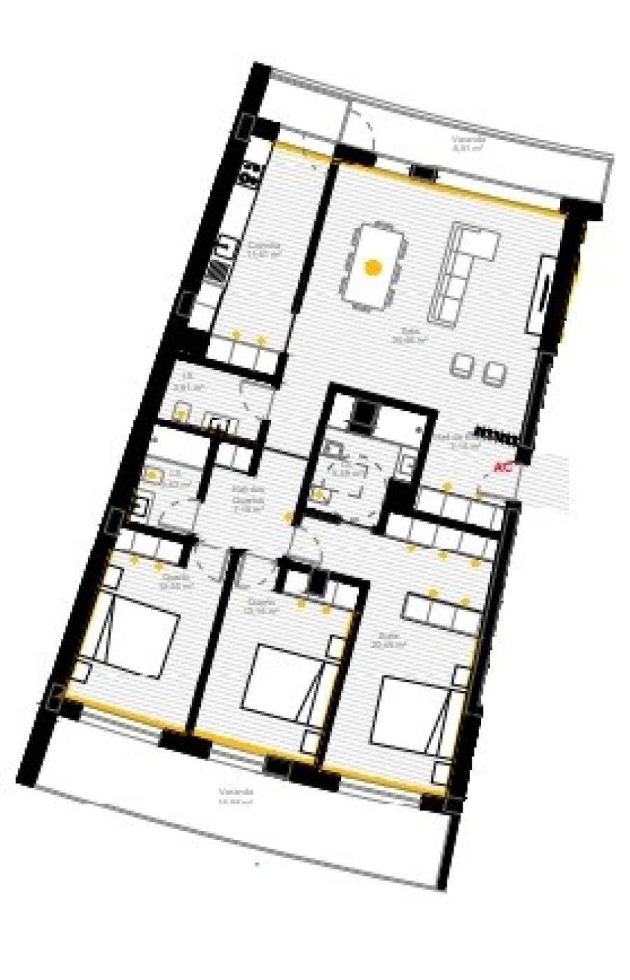 Apartamento T3 para Venda em Esgueira Planta 1