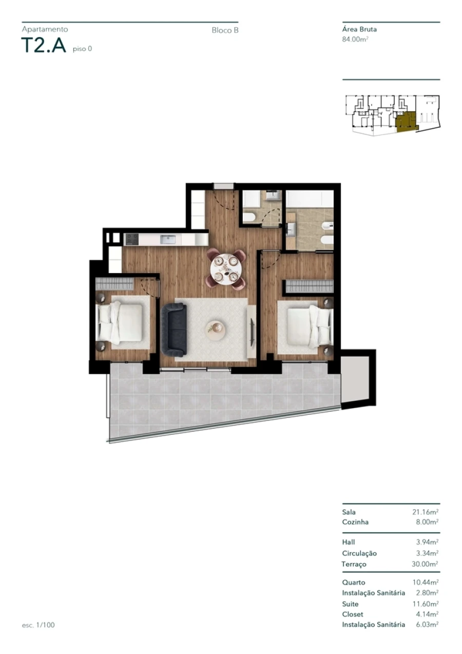 Apartamento T2 para Venda em Funchal (Santa Luzia) Foto 10