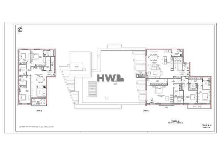 Apartamento T6 para Venda em Funchal (São Pedro) Planta 1