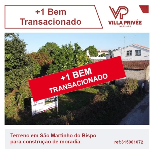 Terreno para Venda em São Martinho do Bispo e Ribeira de Frades