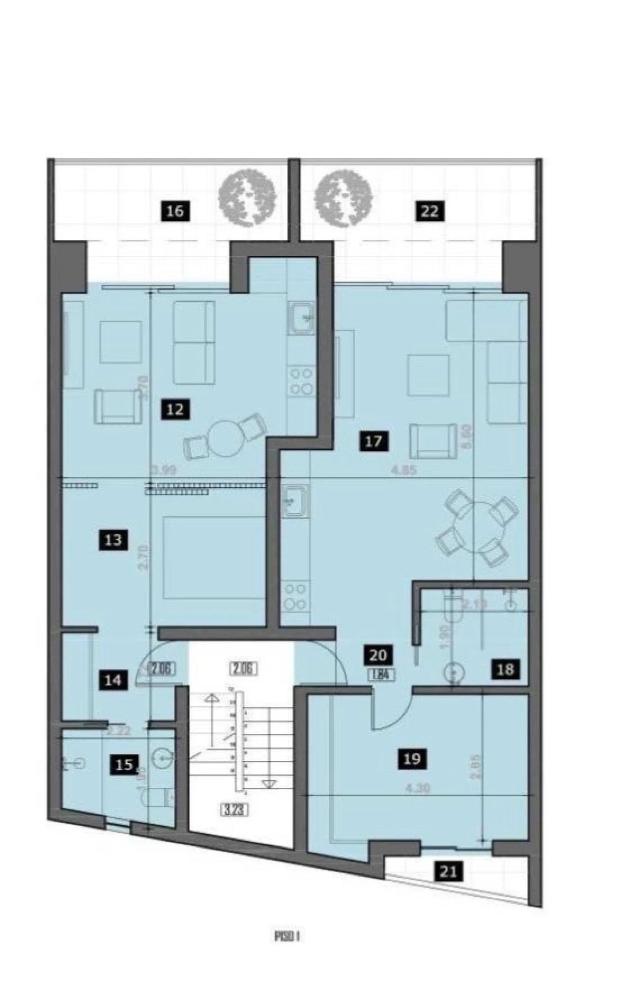 Apartamento para Arrendamento férias em Luz Foto 12