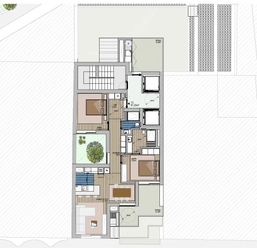 Apartamento T2 para Venda em Mafamude e Vilar do Paraíso Planta 1