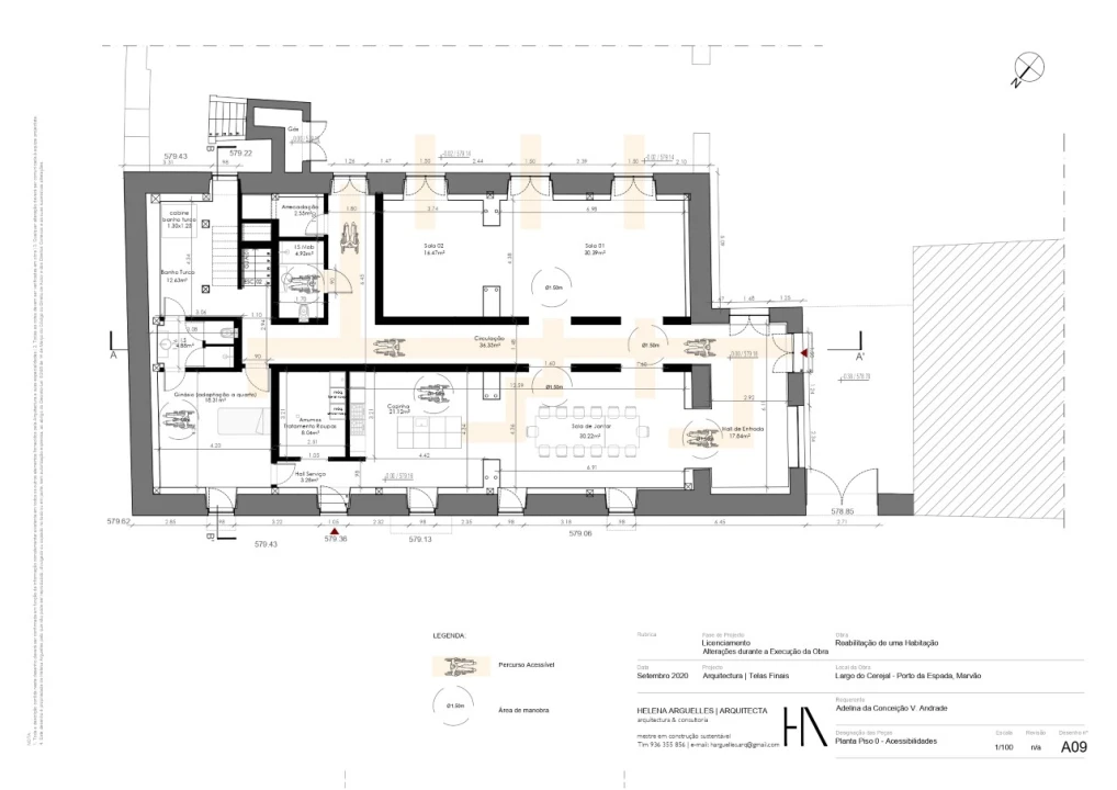 Moradia T12 para Venda em São Salvador da Aramenha Planta 9