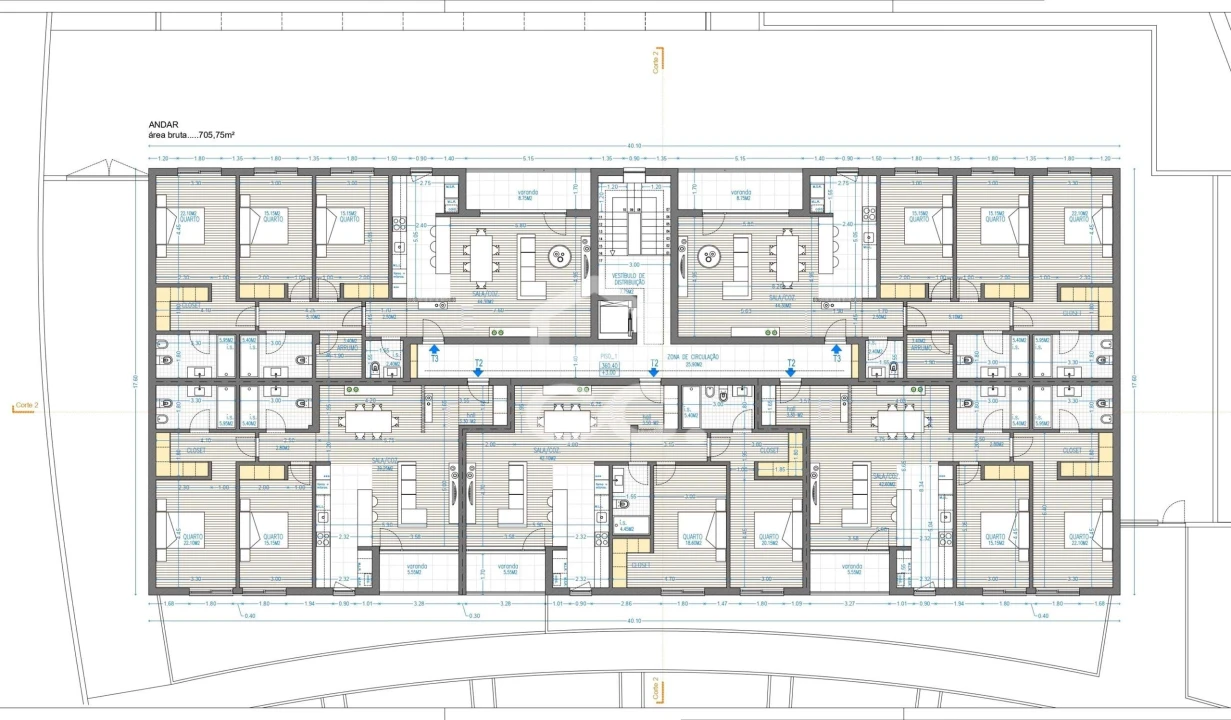 Apartamento T2 para Venda em Madalena e Samaiões Foto 11