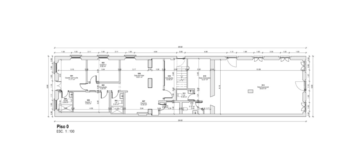 Apartamento T2 para Venda em Montijo e Afonsoeiro Planta 1