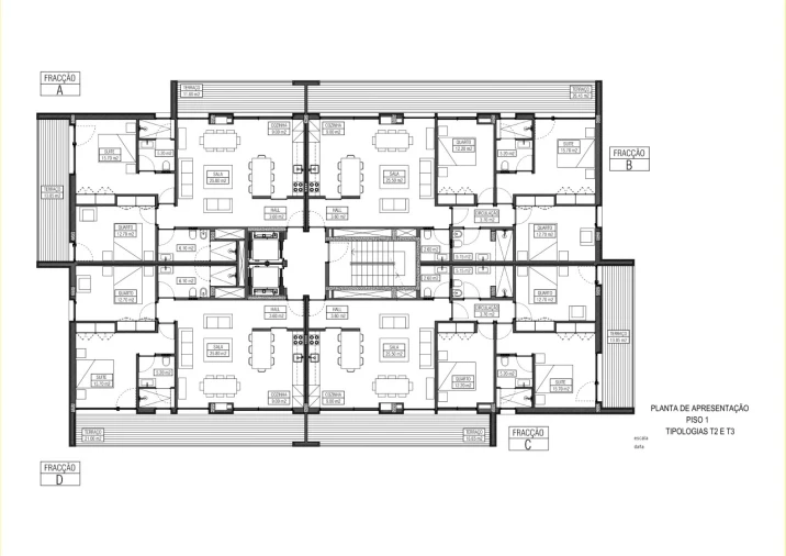 Apartamento T2 para Venda em Montenegro Planta 1
