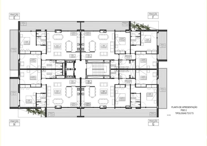 Apartamento T2 para Venda em Montenegro Planta 1