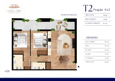 Apartamento T2 para Venda em Paranhos